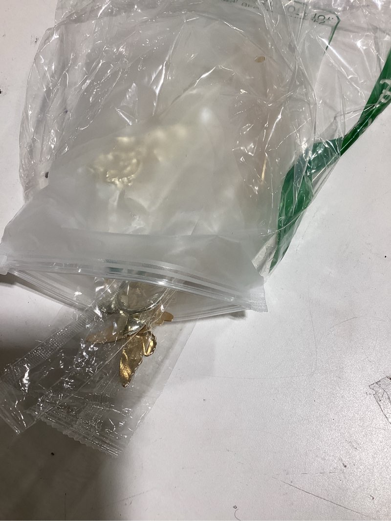 Condition photo showing Good Condition for lawie 10 pack cute flower butterfly u shaped gold metal hair fork pins curved chopsticks for hair sticks with dangles french hair pins bun holder decorative hair accessories for women girls gold c