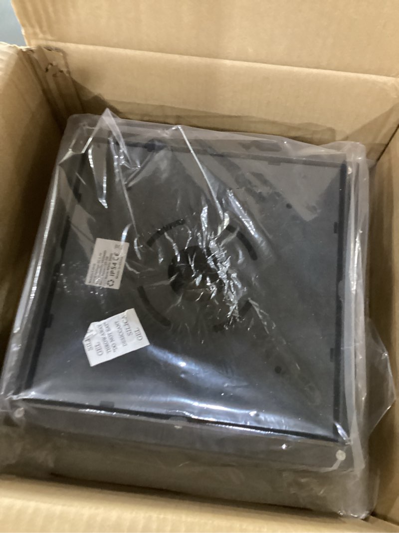Condition photo showing Good Condition for solar post lights, 9.84" modern pillar lights waterproof, glass outdoor column light solar powered, landscape pillar lamp dusk to dawn 3000k lighting for patio fence deck yard garden entrance
