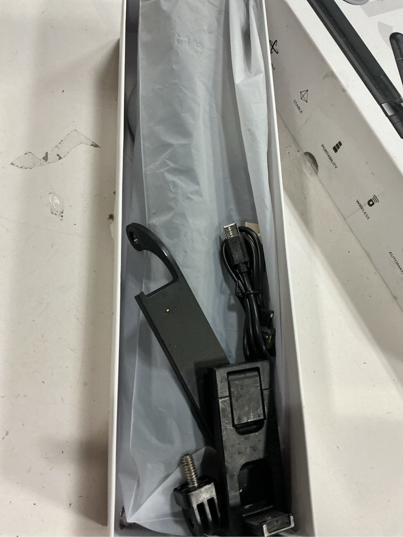 Condition photo showing Good Condition for uskeyvision auto face tracking tripod 360 rotation,phone tripod for iphone w/fill light,selfie stick for iphone w/remote control,70” phone holder video recording for content creators tiktok(utk-02)