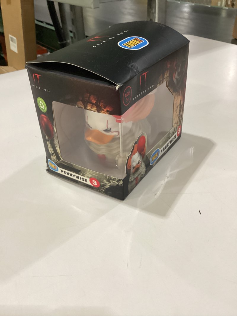 Condition photo showing Good Condition for TUBBZ Boxed Edition: Horror - Pennywise Cosplaying Rubber Duck Vinyl Figure It Pennywise (Boxed)