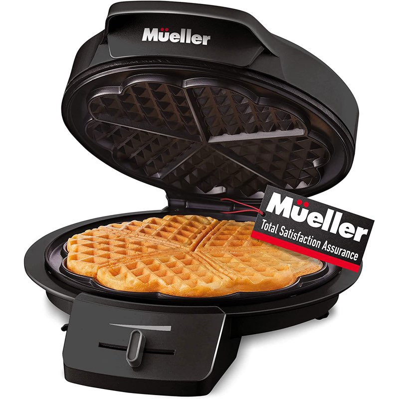 WaffleWiz Waffle Maker with Browning Lever