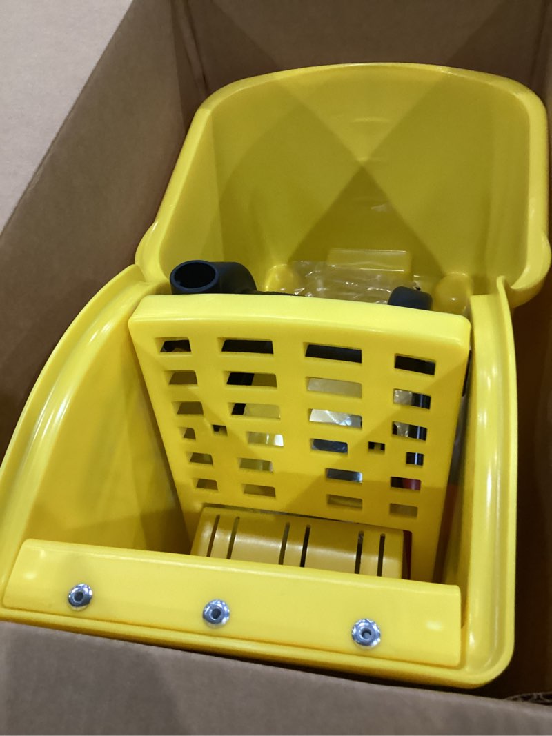 Condition photo showing As Is for 31 qt. tandem mop bucket