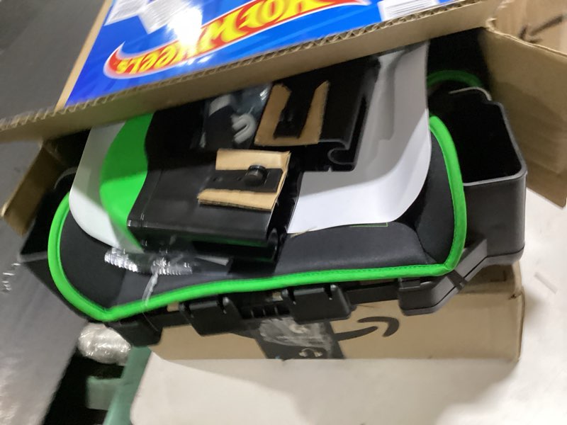 Condition photo showing New/Like New for graco turbobooster 2.0 backless booster car seat, hot wheels gamer, travel booster seat for children ages 4-10, weight 40-100 pounds and height up to 57 inches
