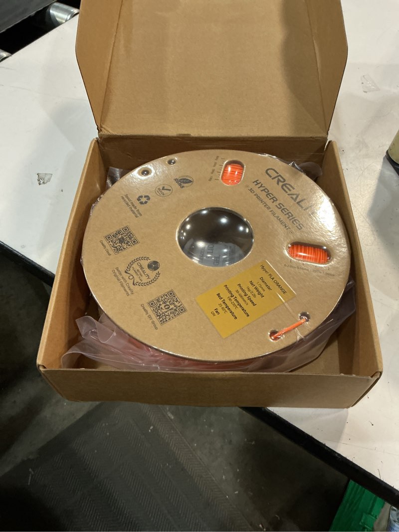 Condition photo showing New/Like New for official creality hyper pla filament 3d printer filament-christmas gifts, creality pla 3d printing filament for high-speed printing, dimensional accuracy +/-0.02mm, 2.2lbs/spool orange hyper pla