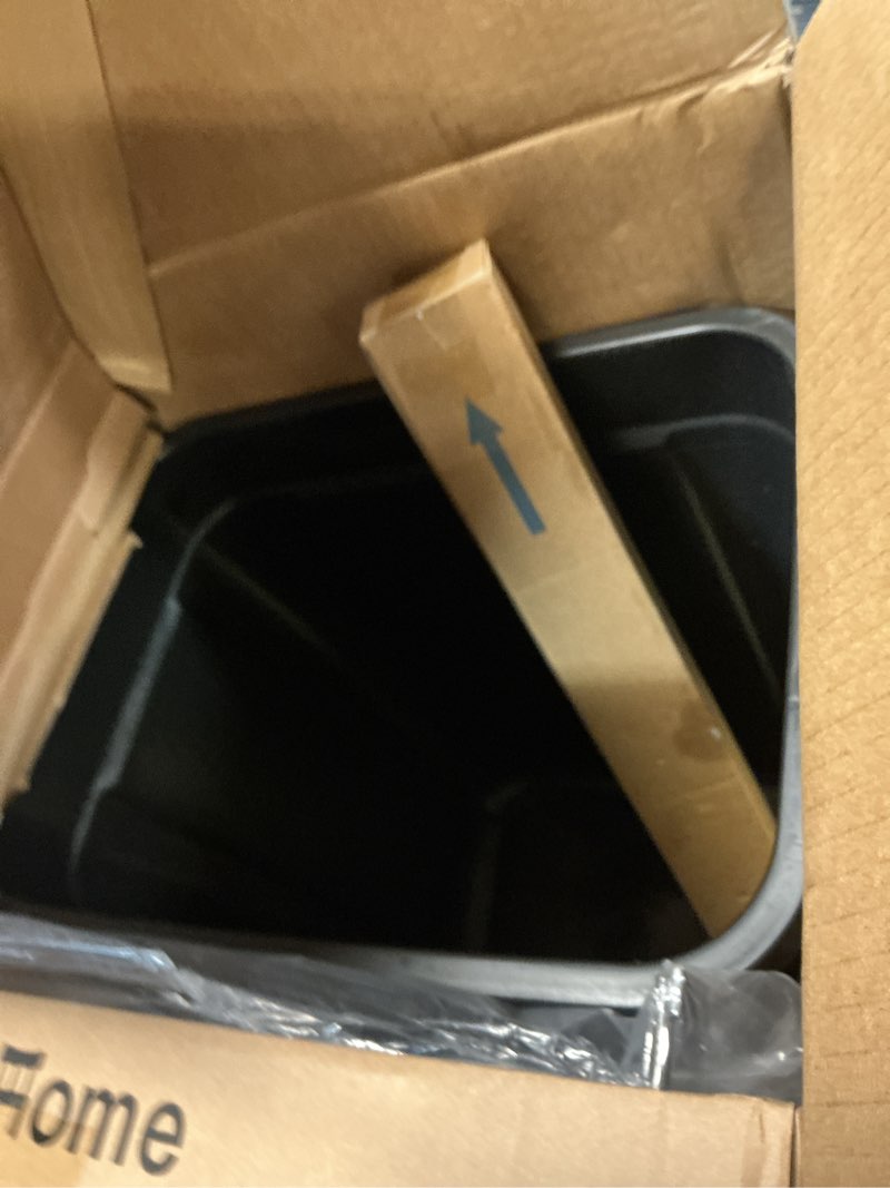 Condition photo showing Good Condition for yjhome pull out trash can under cabinet with 2 * 10gal garbage, cabinet trash can pull out kit with soft-close slides, under sink trash can with door mounting kit for minimum opening 18" w gray double-10gal