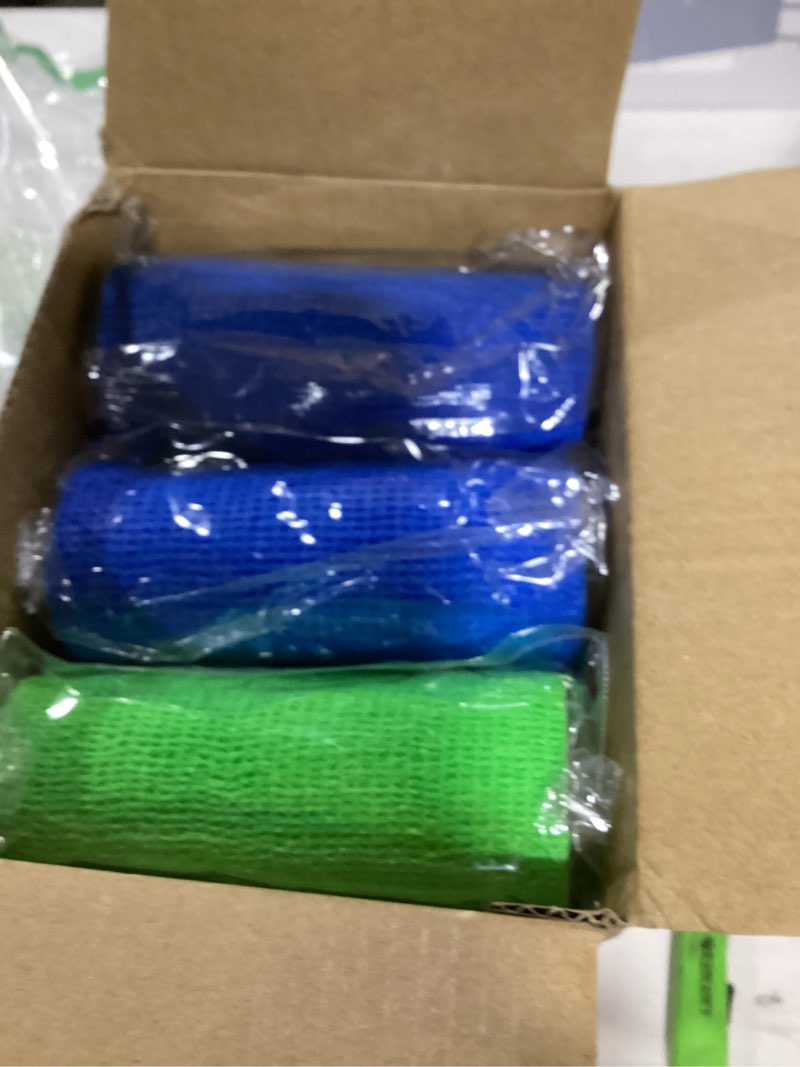 Condition photo showing Good Condition for azen 18 pack self adhesive bandage wrap, 4" x 5 yards elastic cohesive bandage wrap, color athletic tape, tattoo grip tape wra, ankle tape, vet wrap a-18color 4 inch