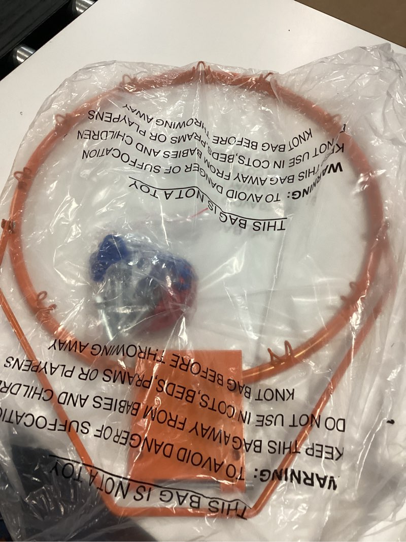 Condition photo showing Good Condition for Dripex Solid Basketball Rim 18" Replacement Breakaway Wall Mounted Outdoor Heavy Duty Solid Steel 18 Inch Rim Double Spring with All Weather Net Orange