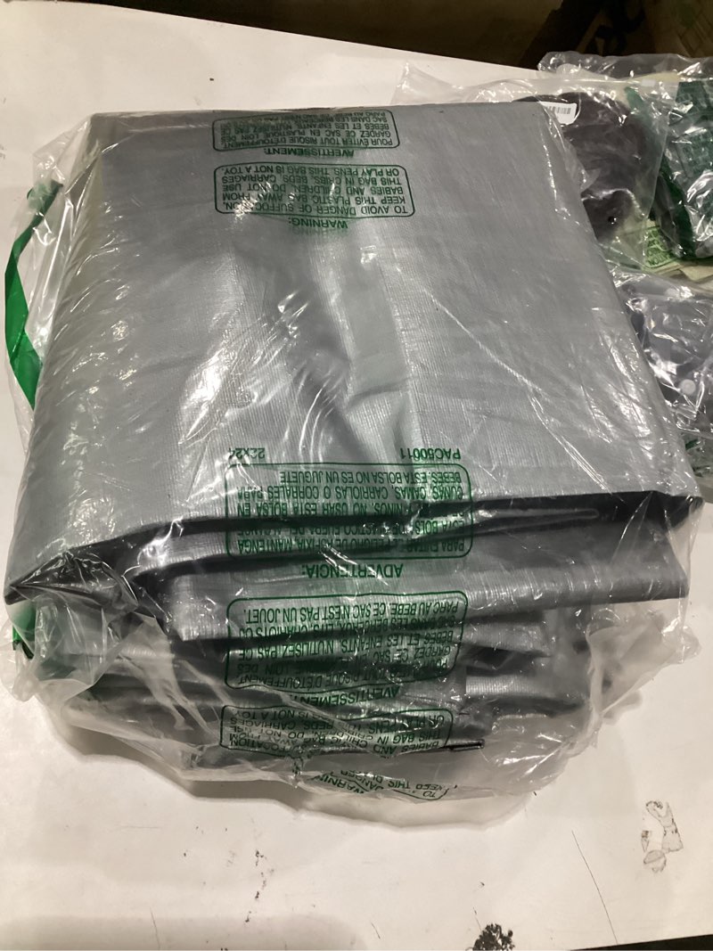 Condition photo showing Good Condition for 10x20 FT Tarp Waterproof, 16 Mil Tarps Heavy Duty Waterproof Multipurpose Protective Cover UV Resistant Rip & Tear Resistant with Grommets Reversible for Home Boats Cars Camping Sliver/Brown 10x20