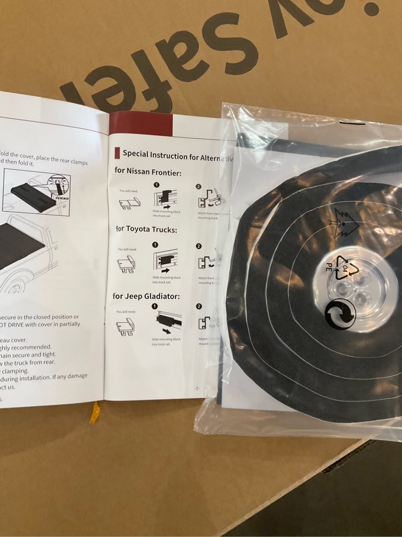 Truck bed cover for various models