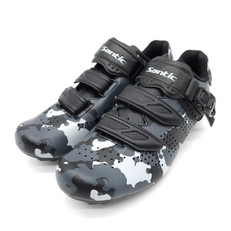 Ultro Santic Camo Ash Cycling (Mens Size  US 46 EU) Adjustable Stap Riding Shoe