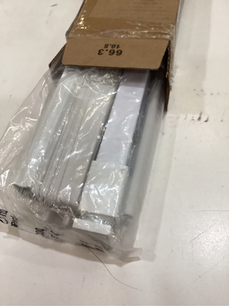 Condition photo showing Good Condition for lazblinds no tools no drill 1" vinyl mini blinds, cordless blinds for windows, light filtering horizontal window blinds & shades, 26 1/2" w x 64" h, white cordless-white 26 1/2" w x 64" h
