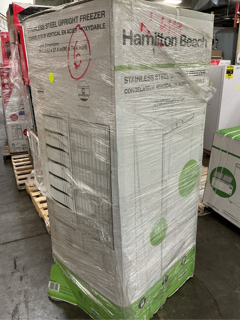 Condition photo showing Good Condition for Hamilton Beach 28 in. 19 Cu. Ft. Manual Defrost Commercial Upright freezer 