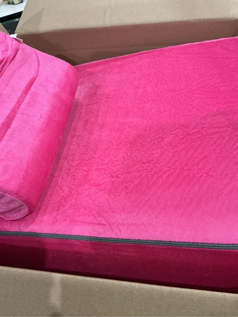 Condition photo showing Good Condition for pillow for bed sitting up,together with tablet pillow stand,reading pillow with detachable armrests & big pockets,ideal for for resting,reclining,watching tv,reading,gaming,nursing(pink)