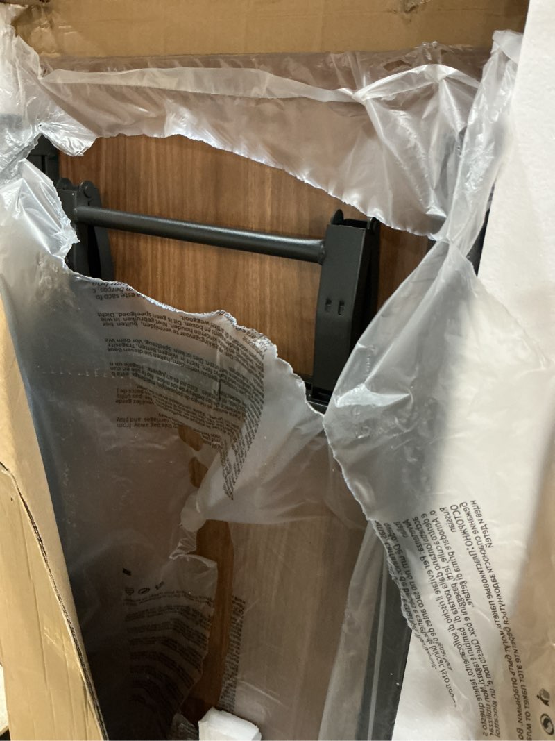 Condition photo showing Good Condition for frylr small folding computer desk – portable 55.1 inch foldable laptop table, collapsible and compact for easy and fast setup, lightweight for small spaces, home craft and study use, dark walnut 55.1 x 19.7 inch no power outlets dark walnut