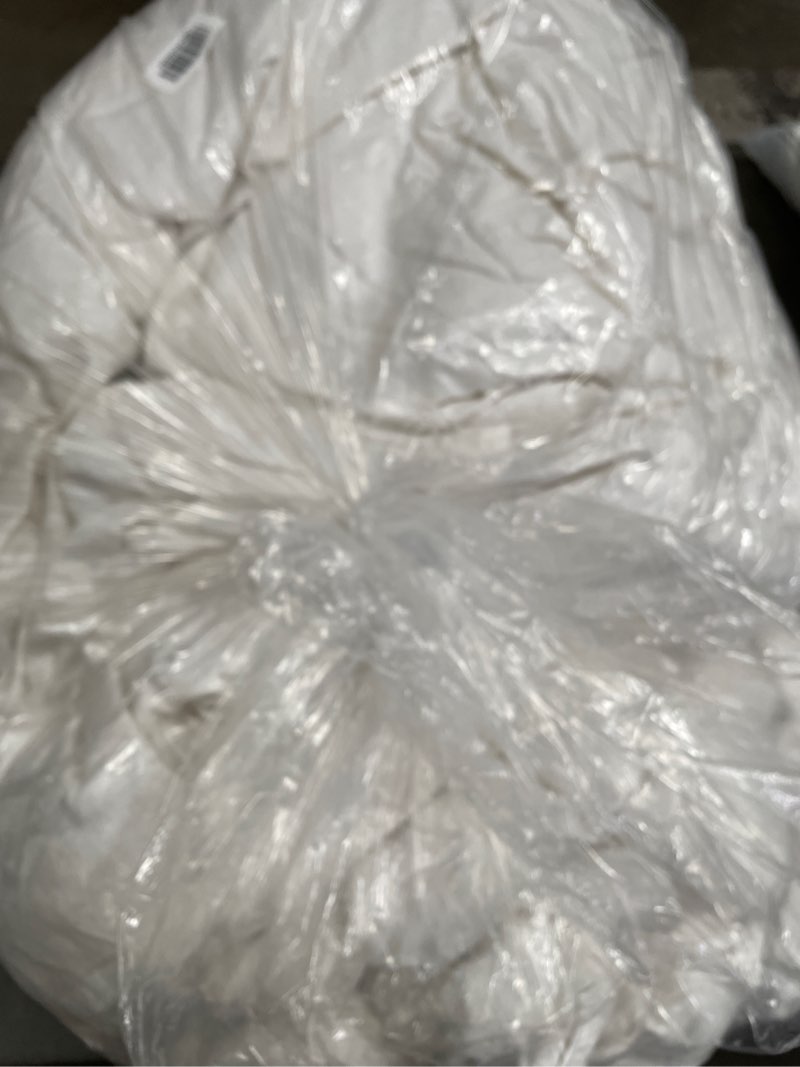 Condition photo showing As Is for all-season premium down comforter, king/cal king, down