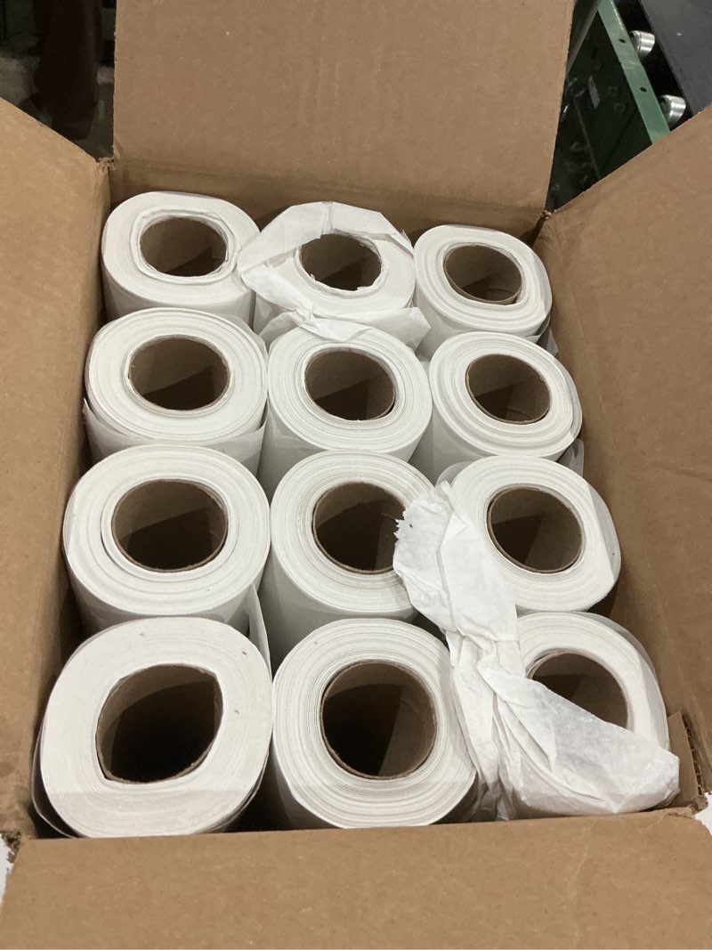 Condition photo showing Good Condition for caring headrest exam table paper, smooth, 8.5" x 225", 12 rolls/case, disposable medical table paper for chiropractors, massage therapists & physical therapy offices, hygienic surface protection