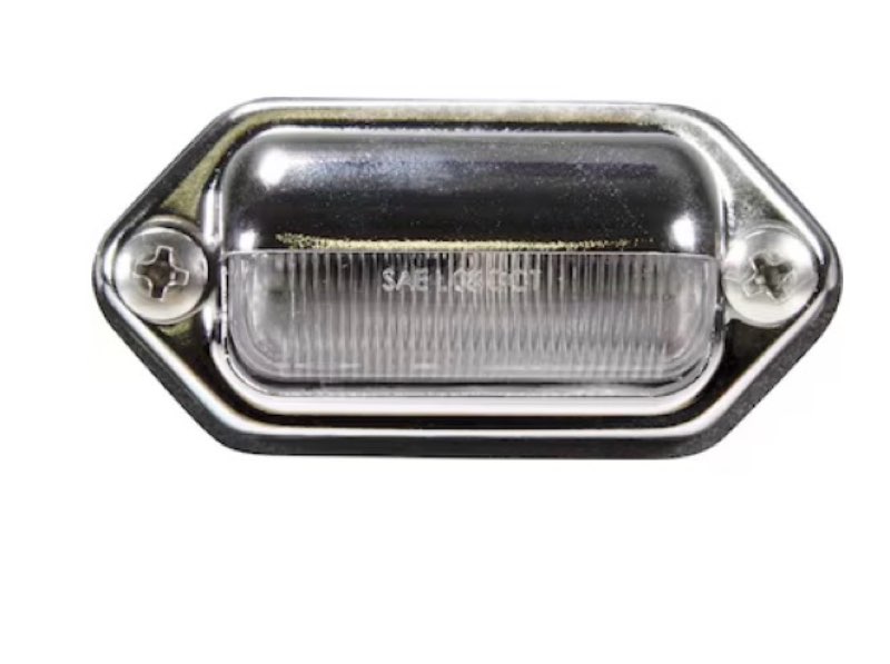  Hopkins Surface Mount Chrome Trailer Light for RVs and Mobile Homes - Maintenance Free, Chrome -2 pack