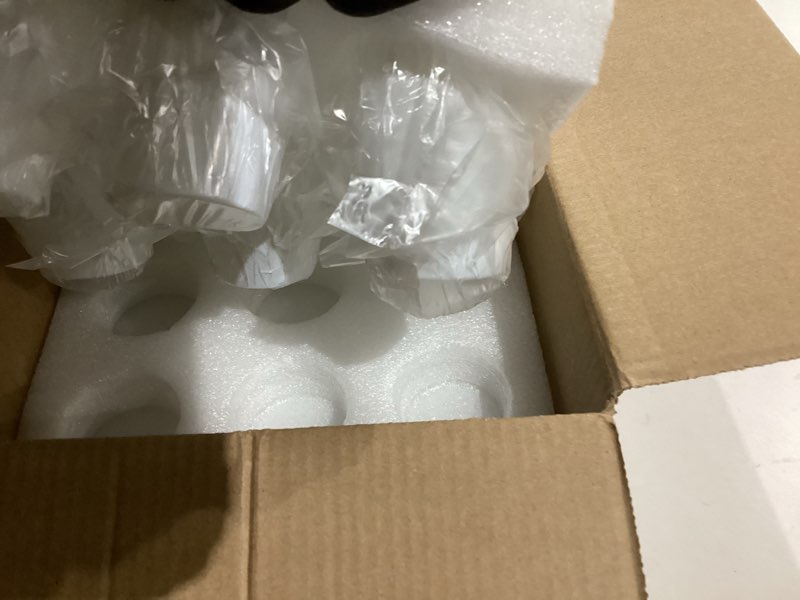 Condition photo showing New/Like New for YOUKE OLA 36 Pack Sublimation Shot Glasses Heavy Base Shot Glasses Blanks Personalized Whiskey Shot Glass Bulk for Heat Press DIY Gift Party Wedding,1.5oz White