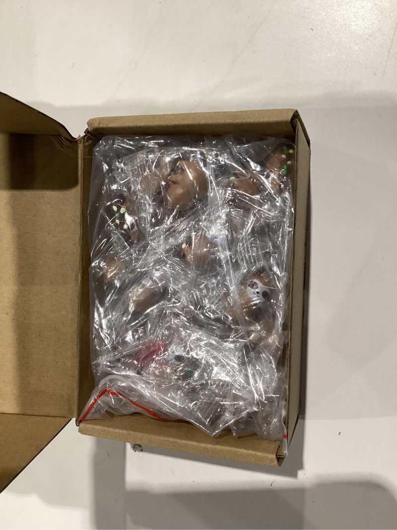 Condition photo showing New/Like New for 48 Pcs Mini Sloth Figurines Resin Mini Animals Tiny Resin Sloth for Micro Landscape Ornaments Craft Accessories Theme Birthday Party DIY Bonsai (Brown) Brown 48