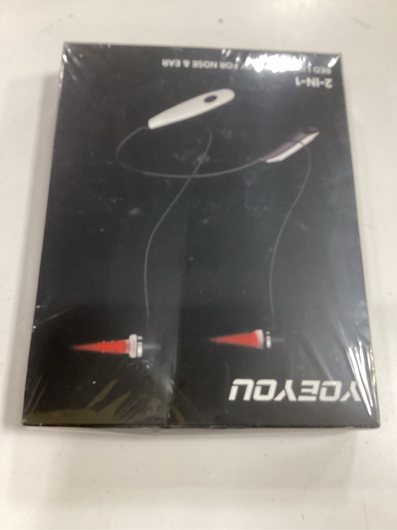 Condition photo showing New/Like New for Red Light Therapy for Nose & Ears, 2-in-1 Infrared Nasal Therapy Device, Red Light Therapy for Ear Relief, Portable Light-weight Soothing Device with Neck-Hanging Design, Auto Timer, Rechargeable