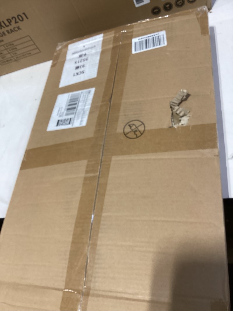 Condition photo showing New/Like New for Luggage Racks, Folding Suitcase Stand with Storage Shelf, Bamboo Suitcase Rackwith Unique Magnetic Locking, 2 Pack Assembled Luggage Rack, Luggage Holders Stand for Guest Room, Bedroom, Hotel Walnut 2 Pack