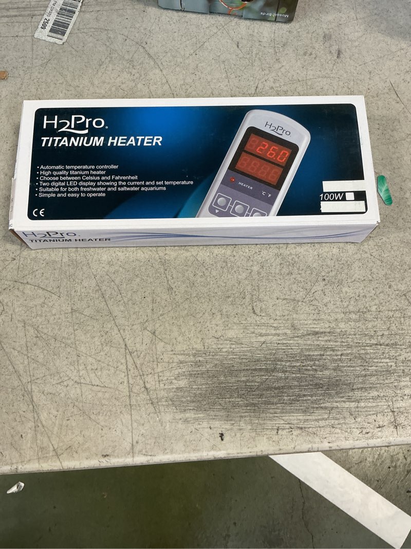 Condition photo showing New/Like New for H2Pro 100W Titanium Heater w/LED Display Controller