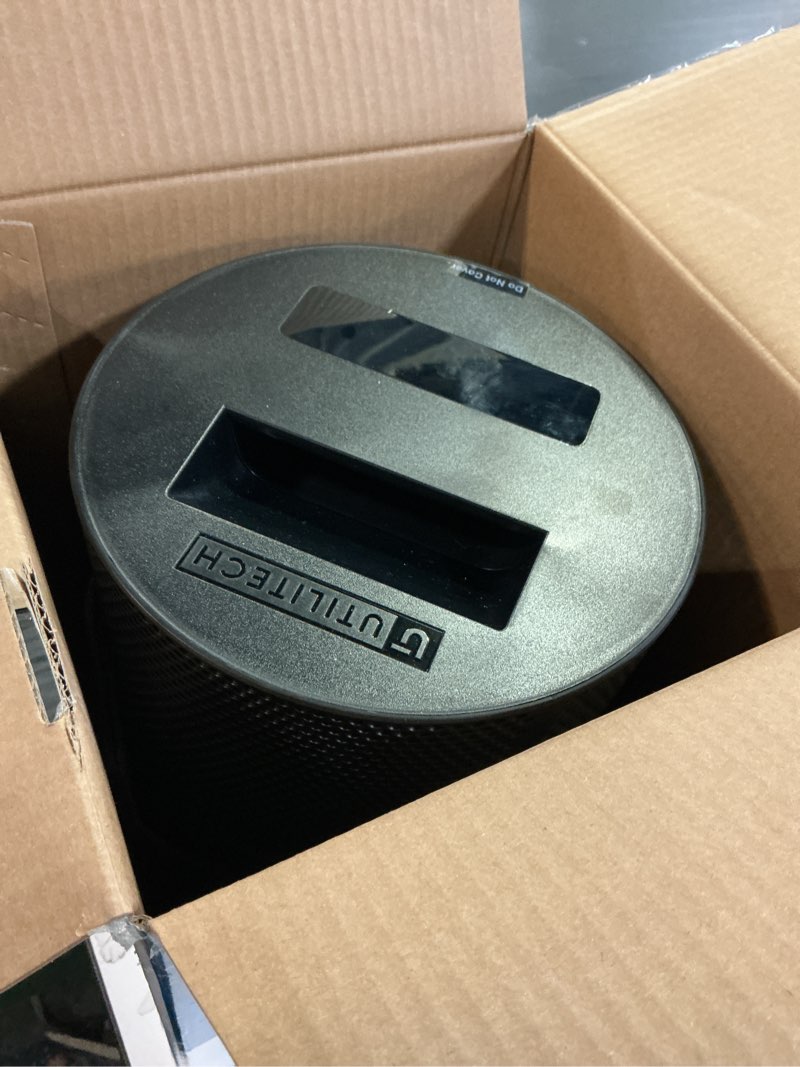 Condition photo showing As Is for Utilitech 1500W 360 Deg Ceramic Heater 1500 -Watt Ceramic Tower Indoor Electric Space Heater