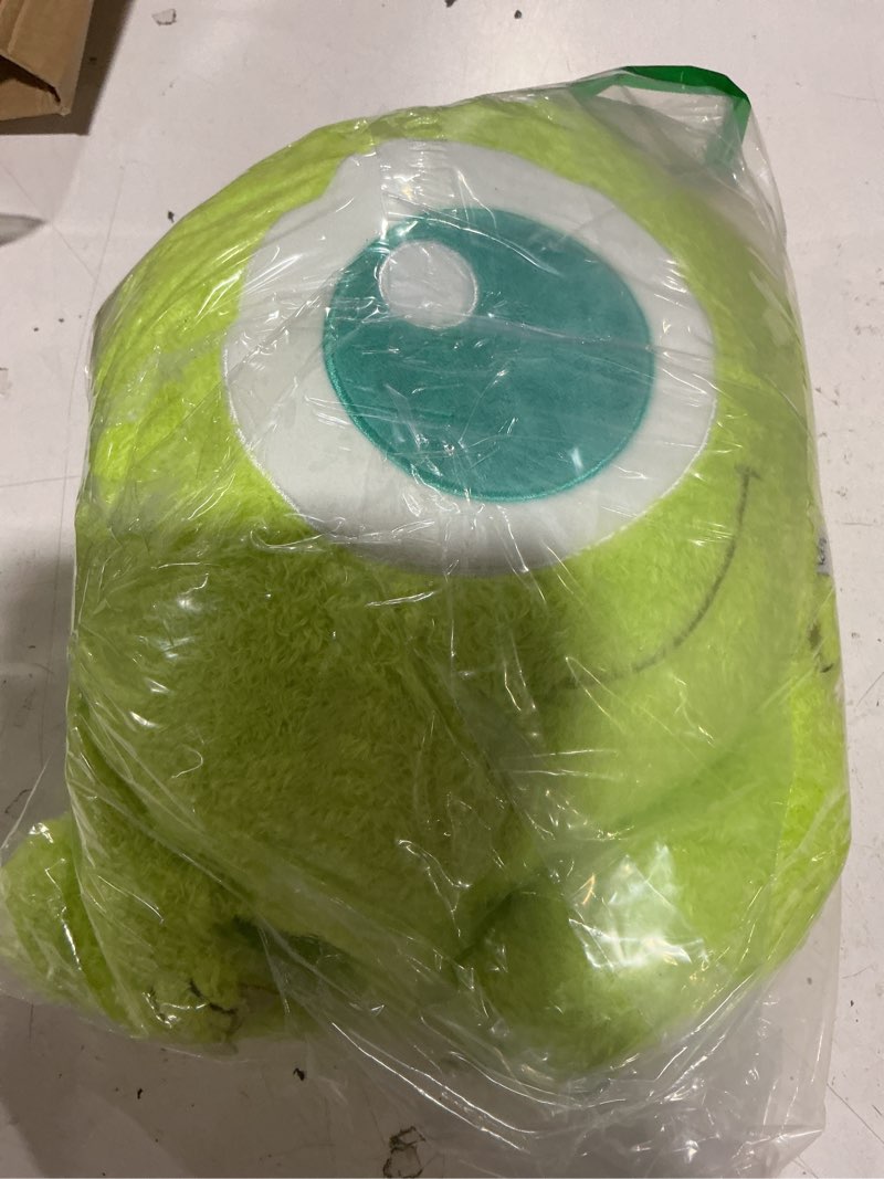 Condition photo showing Good Condition for disney monsters inc. mike wazowski cuteeze plush – cute cuddle plushie gift for baby and toddler boys and girls – 12 inches