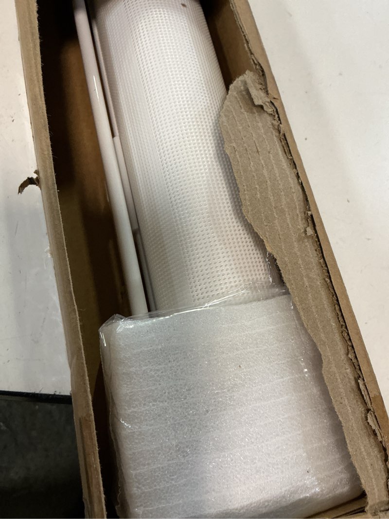 Condition photo showing New/Like New for 138 inch reinforced retractable baby gates extra wide, uamector mesh baby gate or dog gate,toddler pet retractable gate adjustable length for large openings stairs doorways hallway indoor outdoor 138"w x 34"h white
