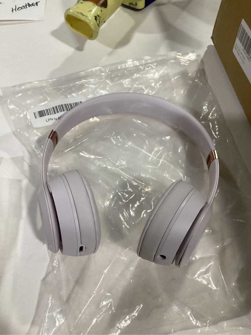 Condition photo showing Good Condition for **various colors**Beats Solo 4 - Wireless On-Ear Bluetooth Headphones, Up to 50-Hour Battery Life, Ultra-Lightweight Comfort, Powerful and Balanced Sound, Apple & Android Compatible - Cloud Pink Cloud Pink Standalone