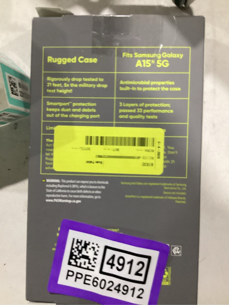 Condition photo showing Good Condition for onn. rugged phone case for samsung galaxy a15 5g – black/gray