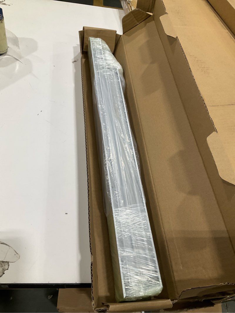 Condition photo showing Good Condition for canvas floater frame for 16x20 oil paintings prints, 1.5” deep diy metal floating frame for portrait landscape art show gallery wall home office living room decor (silver) 16x20" silver