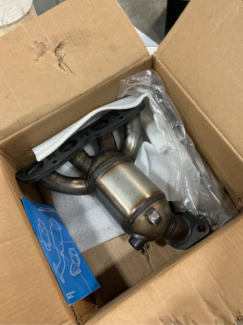 Condition photo showing As Is for philtop right catalytic converter compatible with hyundai, kia elantra 1.8l 2011-2012 2014-2016, forte 2.0l/elantra/elantra coupe/elantra gt 2013, forte 1.8l 2014-2016, replace# 16867 (epa compliant) elantra 2013