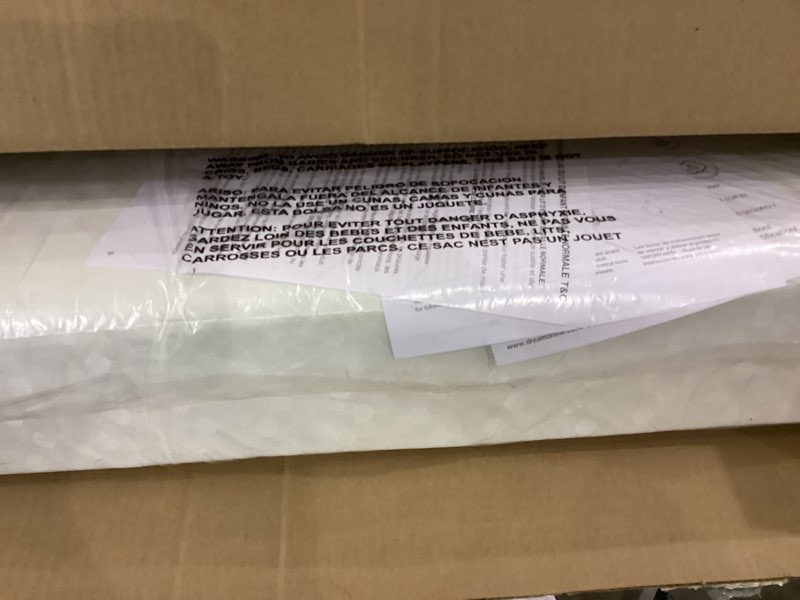 Condition photo showing New/Like New for Dream On Me Honeycomb Orthopedic Firm Fiber Standard Baby Crib Mattress, Greenguard Gold and JPMA Certified, 5” Fiber Core Optimum Support, Fits Crib and Toddler Bed, Waterproof Vinyl Cover White