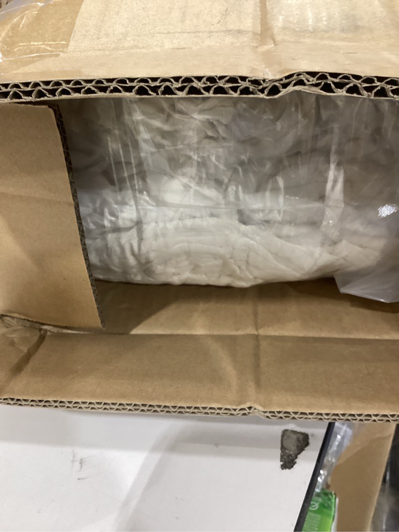 Condition photo showing Good Condition for HIGOGOGO Round Stuffed Pouf Ottoman, Corduroy Poufs with Foam Chunk Filling, Furry and Fluffy Pouf Foot Stool Storage Ottoman, 20 X 15 Floor Poufs Foot Rest for Living Room, Beige 20 inch Beige