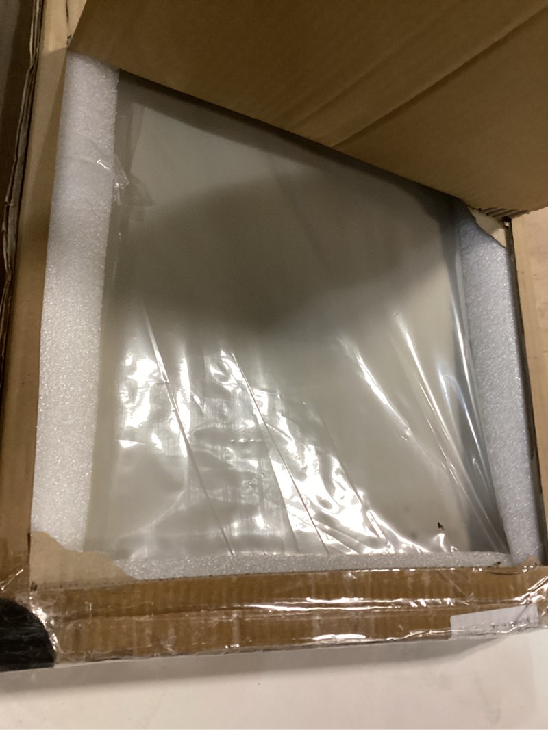 Condition photo showing Good Condition for 25 * 15 Inch Rectangular Ottoman Tray | Textured PU Leather, Waterproof & Heat-Resistant Storage for Coffee/Dining Tables, Sofa, Bed, Entertainment & Party (Tranquil Beige, 25 * 15in) Tranquil Beige 25" x 15" x 1.5"