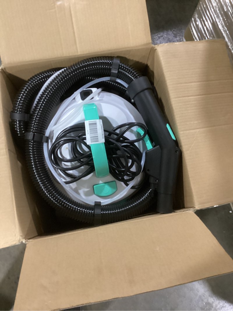 haushof 4 gallon 5.5 peak hp wet/dry vacuum upholstery cleaner, portable shop vacuum with 1-1/4 inch