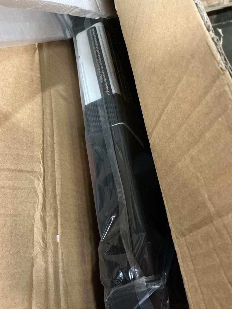 Condition photo showing New/Like New for 20.3 ft telescoping ladder, adjustable multi-purpose collapsible extension w/hooks, foot caps, wheels & stabilizer, heavy duty 330 lbs max capacity, ideal for home and outdoor work, black black 20.3 ft with hooks