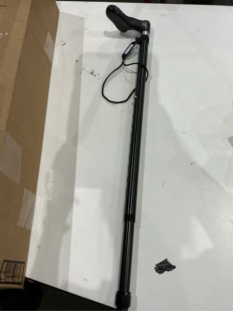 LIZHAO Aluminium Walking Stick For The Elderly Single-legged Walking Stick Left And Right Cane Folding Telescopic