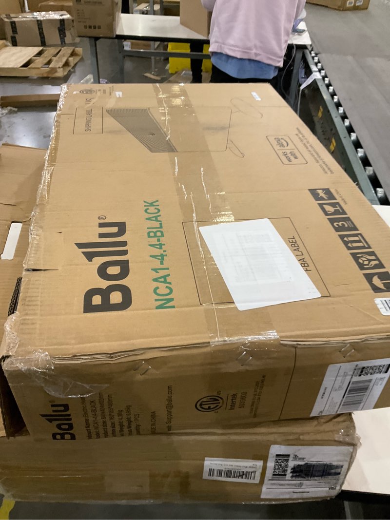 Condition photo showing As Is for Ballu Convection Panel Heater,1500W Space Heater for Large Room Indoor use with Programmable Thermostat,WiFi App Control,Smart Quiet,Works with Alexa,Black