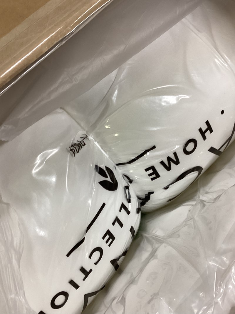 Condition photo showing New/Like New for Bedsure Queen Comforter Set White, Soft Prewashed Queen Size Bedding, Quilted Comforter with Cloud Design, Down Alternative Comforter for All Seasons, 3 Pieces Bed Set with 2 Pillow Shams Queen(90"x90") 30 - White - Clouds