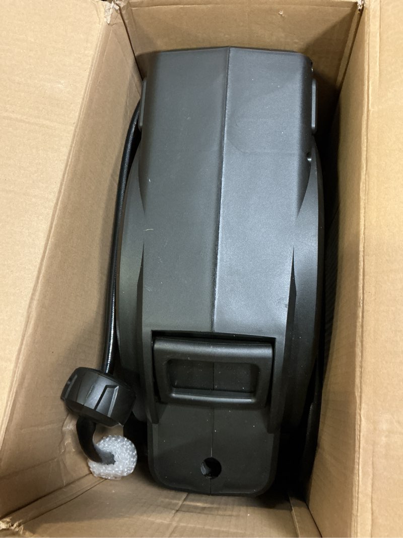 Condition photo showing Good Condition for giraffe tools retractable garden hose reel 1/2 inch x 130 ft, super heavy duty, any length lock, slow return system, wall mounted and 180 deg swivel bracket 1/ 2"130 ft