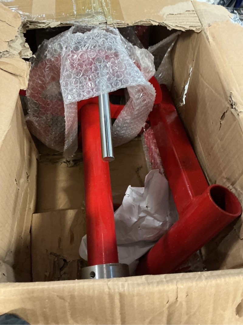 Condition photo showing As Is for manual tire changer machine, portable tire changer with duck head, 12''-21'' tire change, fit for cars, trailer, atv, truck, suv