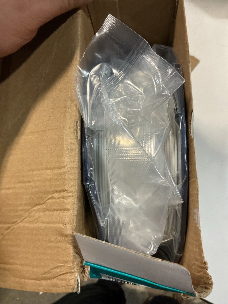 Condition photo showing Good Condition for SUNLU High Speed PETG 3D Filament 1.75mm, 30mm/s - 600mm/s Print Range, High Flow Speedy 3D Printer Filament, Fit Most FDM Printers, Dimensional Accuracy +/- 0.02mm, 1kg Spool, (White) 1000g White 1 KG