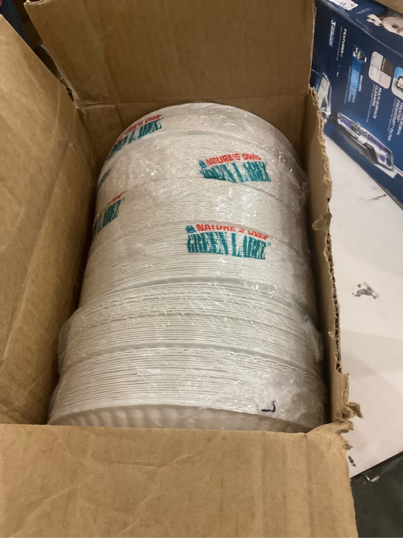 9” white paper plates 100ct