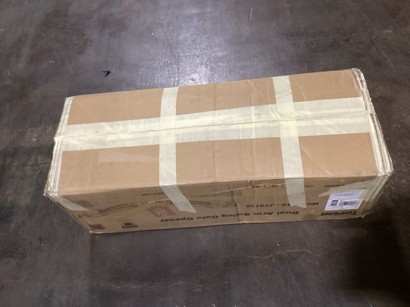 Condition photo showing Good Condition for TOPENS JY9132 Automatic Gate Opener for Super Heavy Duty Dual Swing Gates Up to 20ft per Arm, Commercial Double Swing Gate Operator AC Powered with Remote Control Kit Solar Compatible