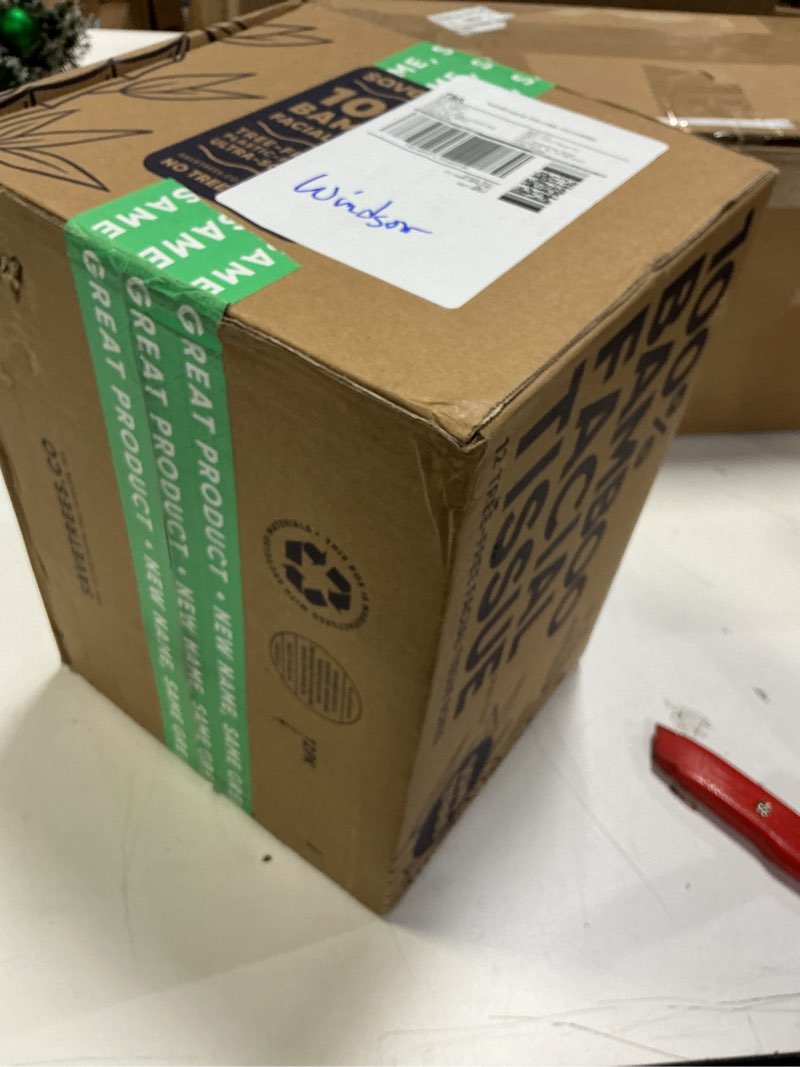 Condition photo showing New/Like New for Save Trees Bamboo Facial Tissues - 12 Boxes of Eco-Friendly, 3-Ply Hypoallergenic Tissues, 90 Sheets per Box, FSC Certified, Plastic-Free Packaging, Soft & Gentle for Home Use