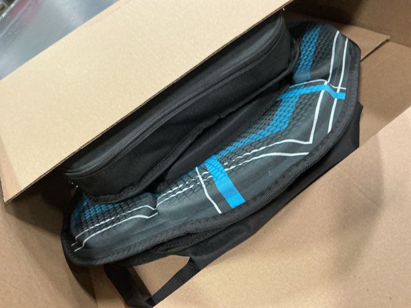 Condition photo showing As Is for UPWELL Universal Kayak Seat with Detachable Storage Bag & 4 Adjustable Strap, Paddle Board Seat with Memory Foam Padded and Backrest for Kayak, Canoe, Sup Thicken-Blue Line