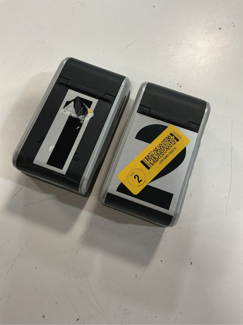 Condition photo showing As Is for master lock 5.2 in. h x 3 in. w x 2 in. l metal 4-dial combination lock box