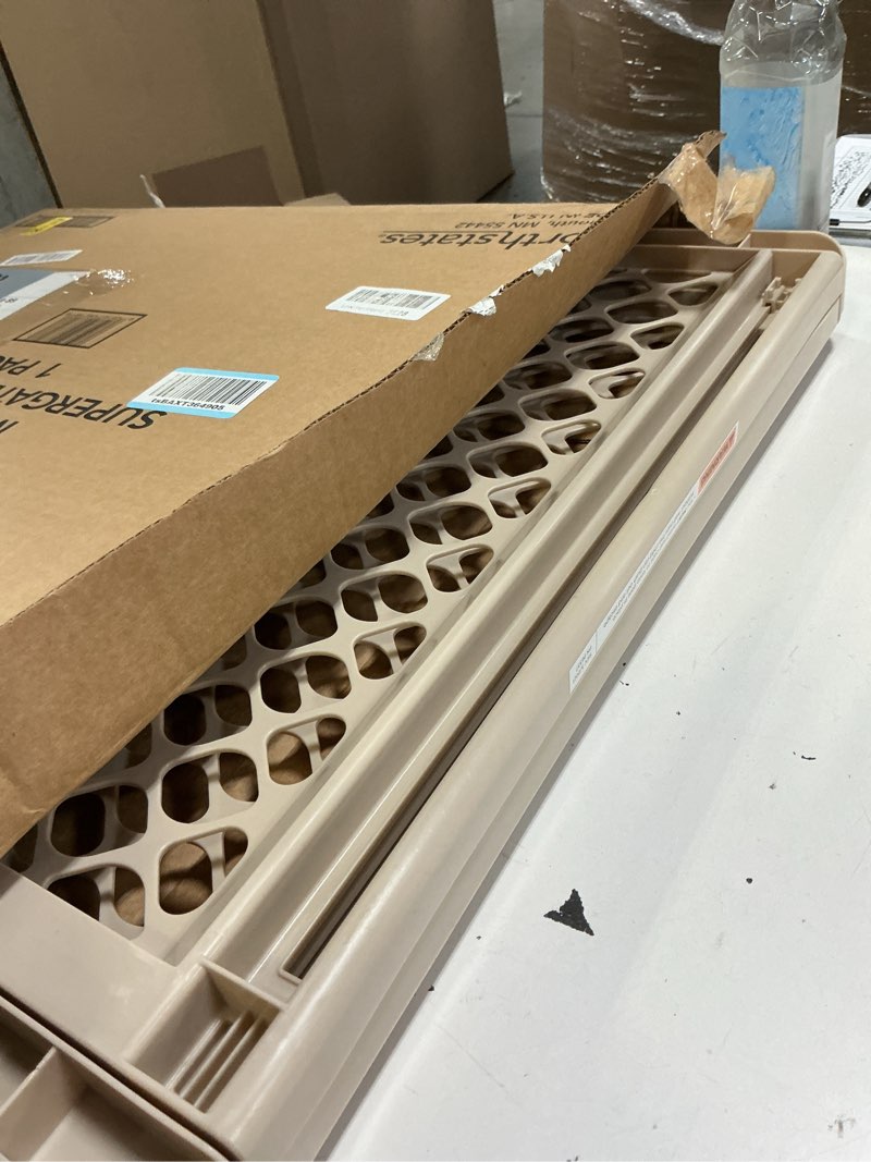 Condition photo showing Good Condition for toddleroo by north states - supergate ergo baby gate: plastic baby gate for stairs & doorways - adjustable indoor safety gate - made in usa - 26 to 42 inches wide - 26 inches tall - sand